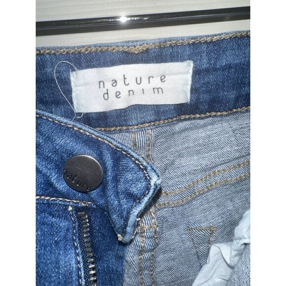 Nature Denim Mid-Rise Distressed Jeans Size 28 /Sz 9 - Picture 11 of 14